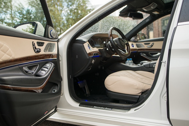 Mercedes-Benz S-класс 222 белый